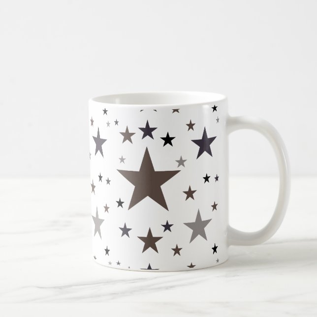 Caneca De Café Estrelas de Cores de Pele (Direita)