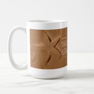 Caneca De Café Estrelas De Poema De Mug Na Areia Por Ladee Basset