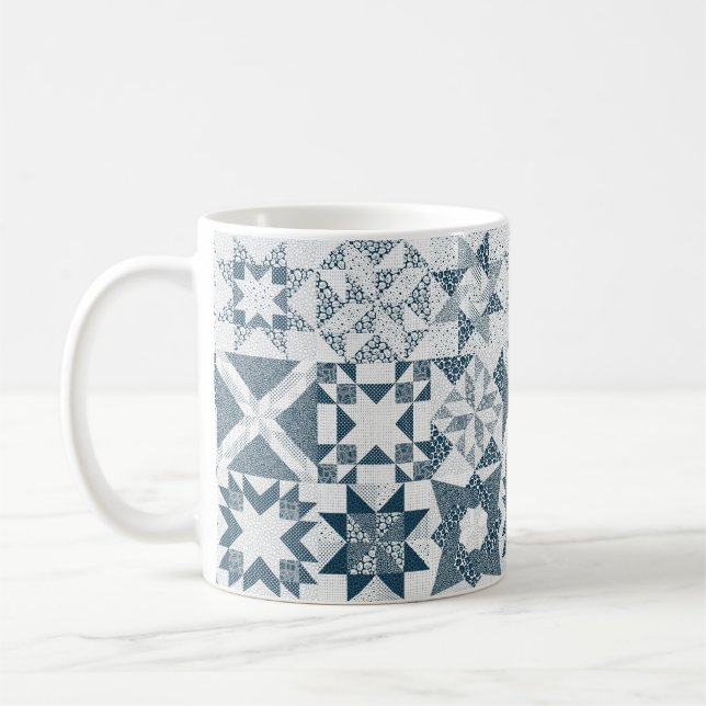 Caneca De Café Estrelas de retalhamento tradicionais mais baratas (Esquerda)