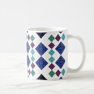 Caneca De Café Estrelas Diamantes
