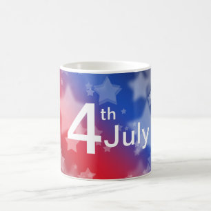 Caneca De Café estrelas e faixas