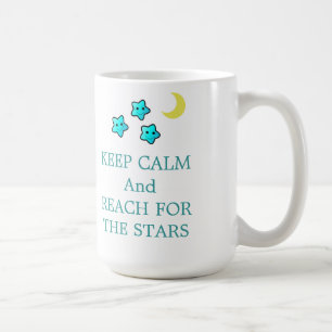 Caneca De Café Estrelas e Lua com Dizendo