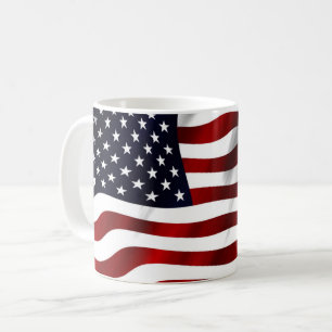 CANECA DE CAFÉ ESTRELAS E STRIPES DE CAFÉ DE PAVILHÃO