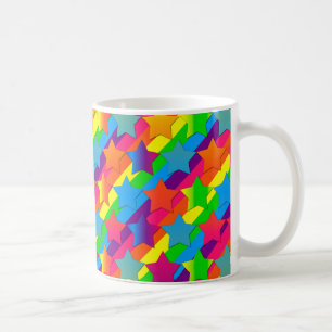 Caneca De Café Estrelas em Stripes CAFÉ MUG