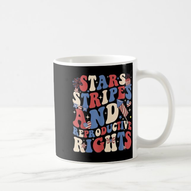 Caneca De Café Estrelas Listras e Direitos Reprodutivos Independê (Direita)