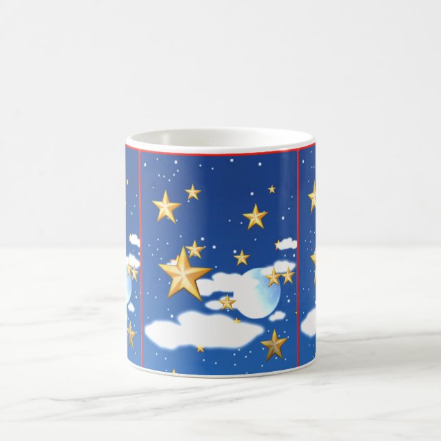 Caneca De Café Estrelas ouros - (Centro)