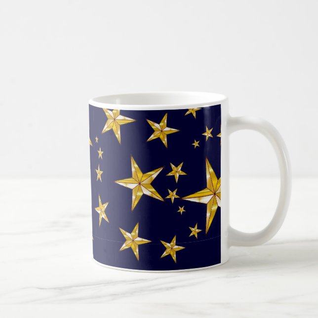 Caneca De Café Estrelas patrióticas (Direita)