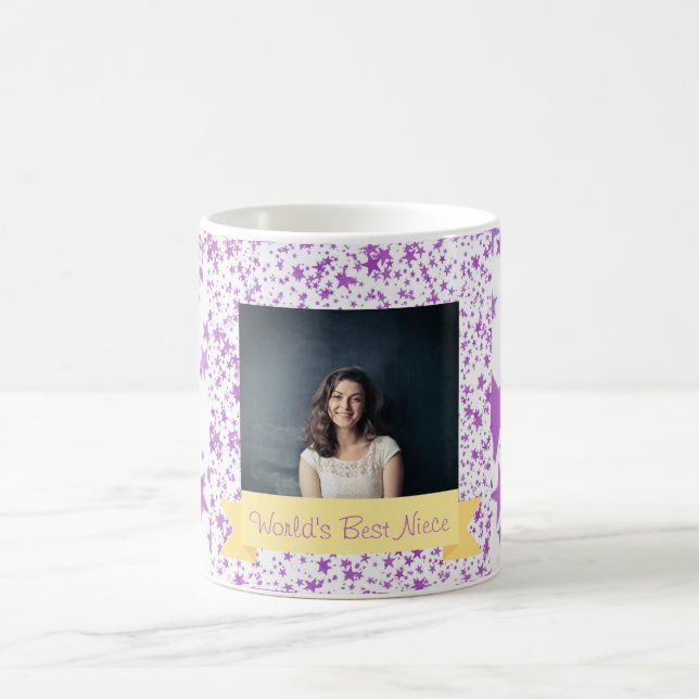 Caneca De Café Estrelas Púrpura Personalizadas da Melhor Onça do  (Centro)