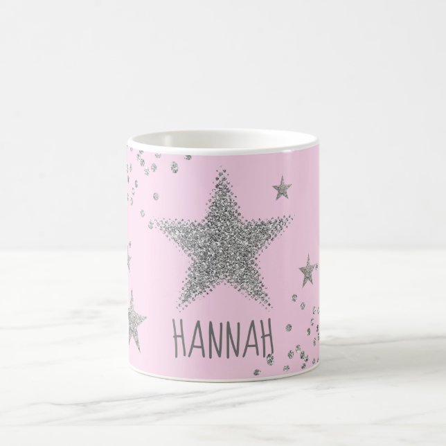 Caneca De Café Estrelas Silver Sparkasse Personalizadas (Centro)