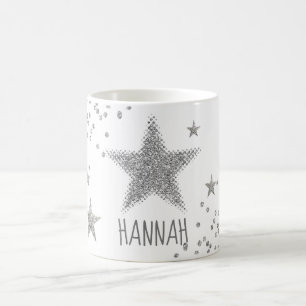 Caneca De Café Estrelas Silver Sparkasse Personalizadas