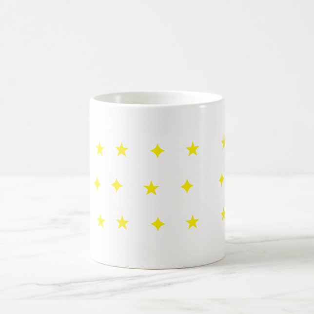Caneca De Café Estrelo Elegante e gravador de padrões (Centro)
