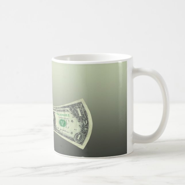 Caneca De Café Estressando O Dólar (Direita)