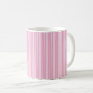 Caneca De Café Estrias de doces cor-de-rosa pálido