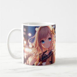 Caneca De Café estudante de animação