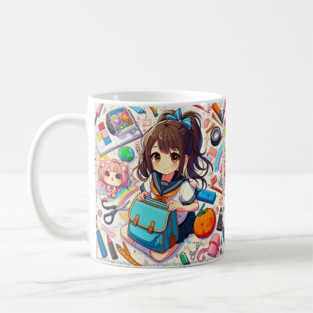 Caneca De Café estudante de animação (Esquerda)