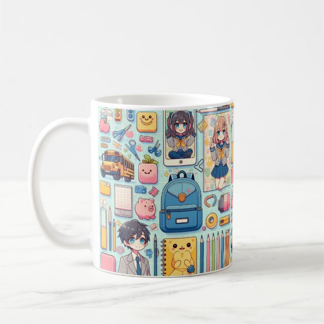 Caneca De Café estudante de animação (Esquerda)