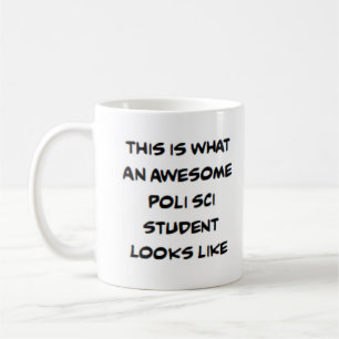 Caneca De Café estudante de Ciências Políticas, incrível
