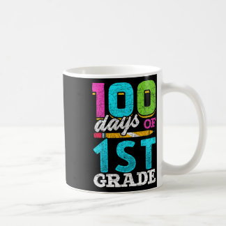 Caneca De Café Estudante De Grau 100º Dia Oferece 100 Dias De Esc