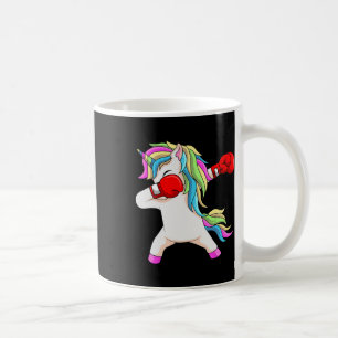 Caneca De Café Estudante de Treinador em Boxer do Unicorn Dabbing