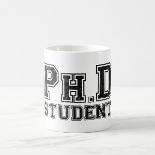 Caneca De Café Estudante do Ph.D