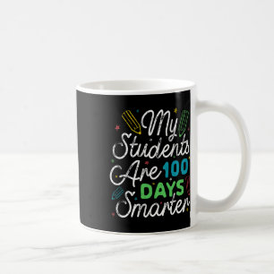 Caneca De Café Estudantes São 100 Dias Mais Inteligentes Professo