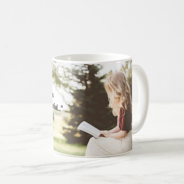 Caneca De Café Estudar A Bíblia (Frente Esquerda)