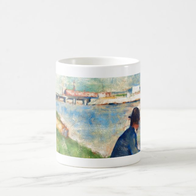 Caneca De Café Estudo de arte em Georges Seurat (Centro)