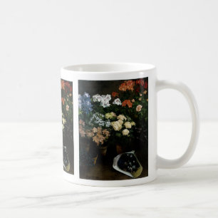 Caneca De Café Estudo de Flores por Frederic Bazille