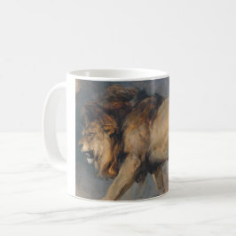Caneca De Café Estudo de um Leão (por Edwin Henry Landseer)