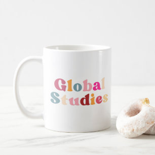 Caneca De Café Estudos globais retrorreflectores de T-Shirt