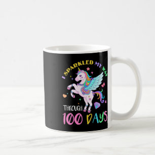 Caneca De Café Esvoaçei O Meu Caminho Durante 100 Dias De Unico E
