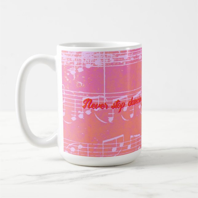 Caneca De Café Etapas Musicais - Mango Tango Mug (Esquerda)