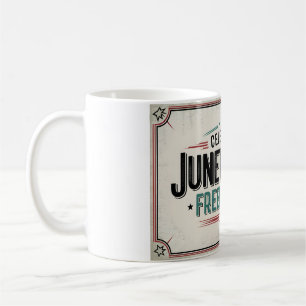 Caneca De Café Eterno 11 de junho Celebrando o Dia da Liberdade