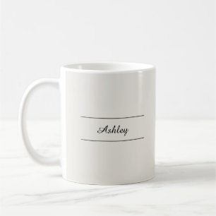 Caneca De Café Eterno - Mug de nome de areia branca