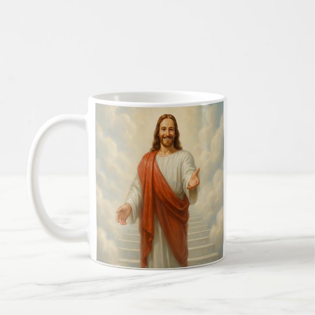 Caneca De Café Eterno Welcome Jesus (Esquerda)