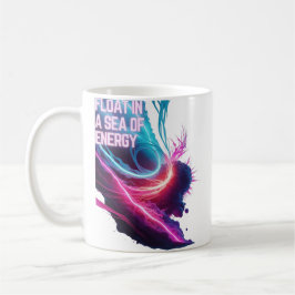 Caneca De Café Étero Elétrico - Flutuar num mar de energia