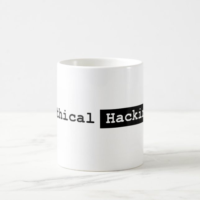 Caneca De Café Ethical Hacking (Centro)