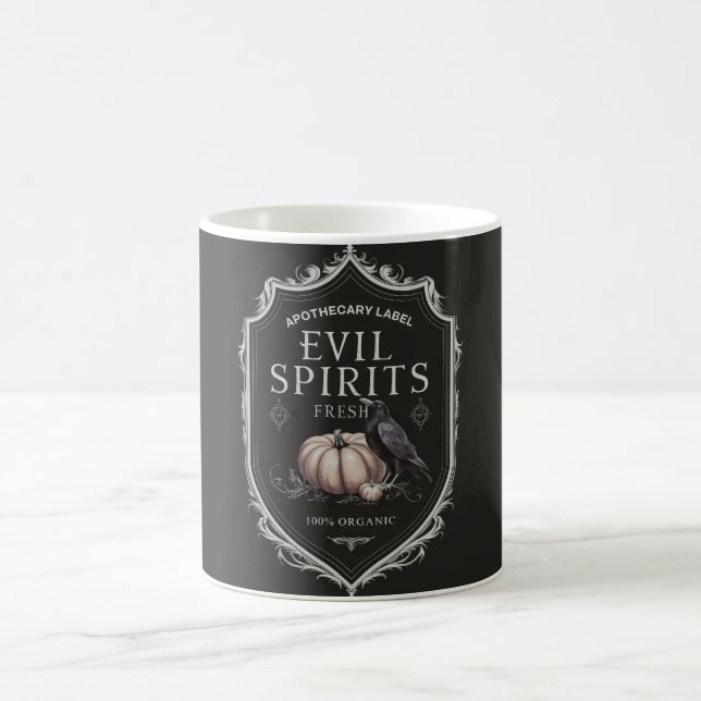Caneca De Café Etiqueta com etiqueta de Mau fresco (Centro)