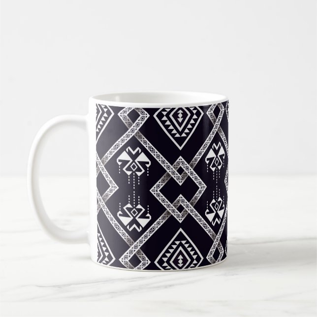 Caneca De Café Etnia oriental, tradicional formação contínua. (Esquerda)