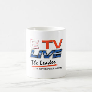 Caneca De Café ETV vivem logotipo Drinkware