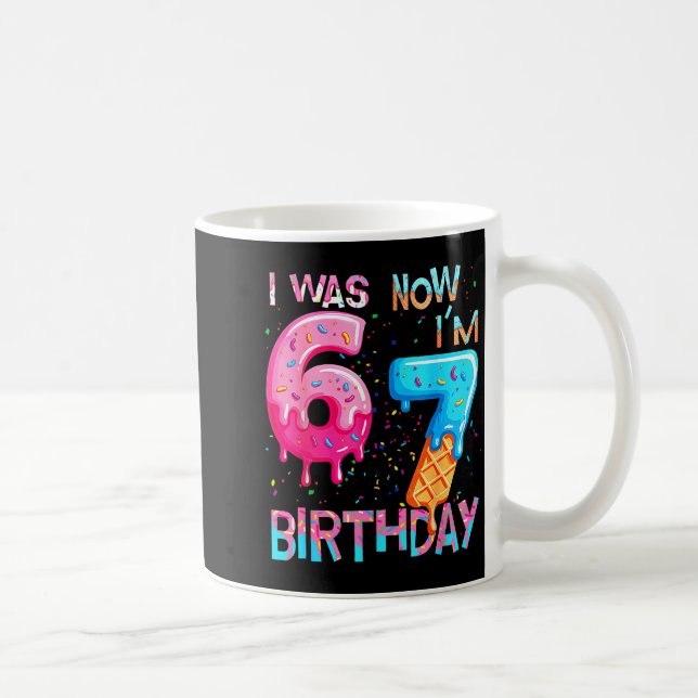 Caneca De Café Eu 7º Aniversário Seis Sete 6 (Direita)