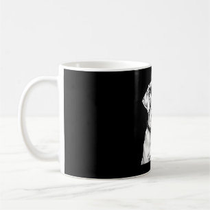 Caneca De Café Eu Abraço Meu Weimaraner Para Não Estrangular as P