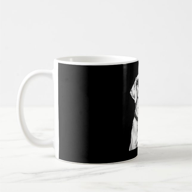Caneca De Café Eu Abraço Meu Weimaraner Para Não Estrangular as P (Esquerda)