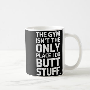 Caneca De Café Eu Academia Não é Lugar Bumbum Academia