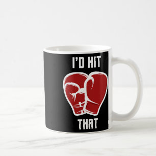 Caneca De Café Eu Acertaria Aquela Engraçada BoxeKickboxing