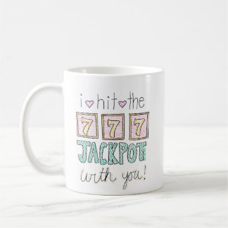 Caneca De Café Eu Acertei O Jackpot Com Você Mug
