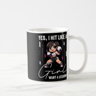 Caneca De Café Eu Acerto Como Uma Garota Quero Uma Lição Engraçad