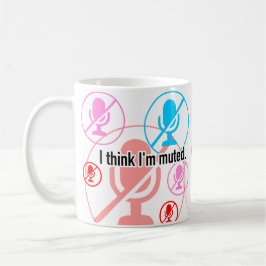 Caneca De Café Eu acho que estou mutado.