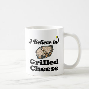 Caneca De Café eu acredito em queijo grelhado