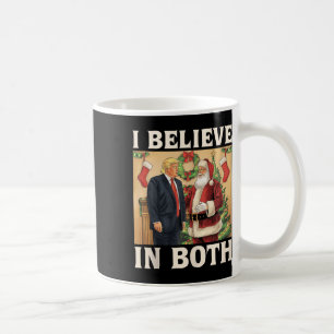 Caneca De Café Eu Acredito Em Tremor E Papais noeis Engraçados Pr